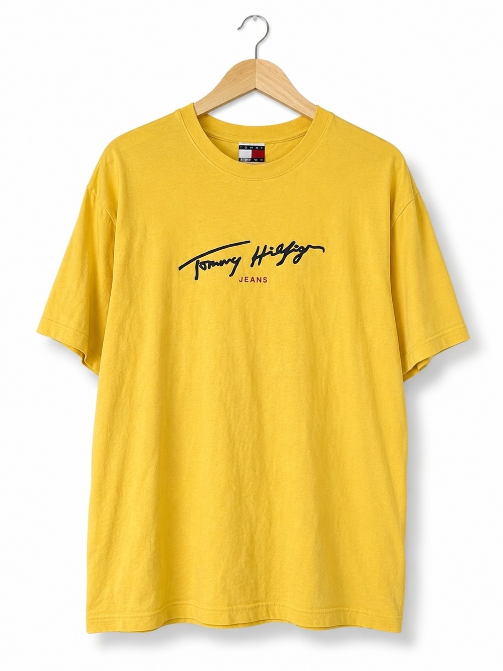 Tommy Hilfiger Yellow Short-Sleeve Logo Tee